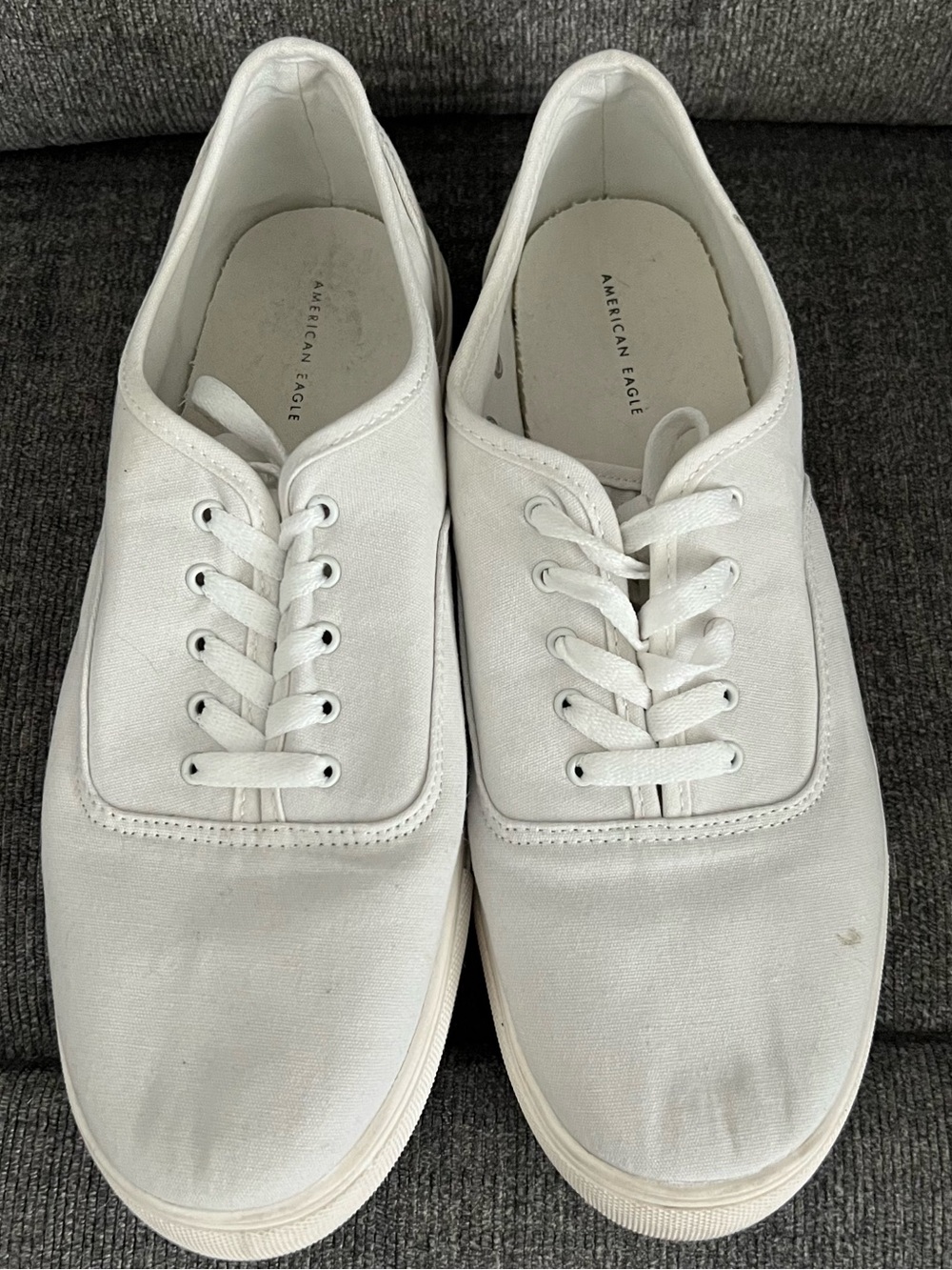 American Eagle Outfitters Men’s White Canvas Shoes Size 11 Casual Sneaker